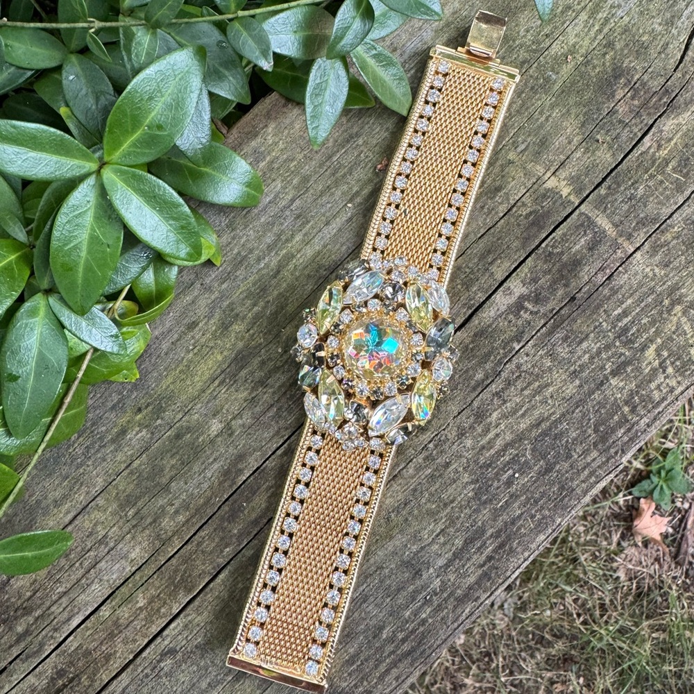 Hobe Mesh Crystal Bracelet